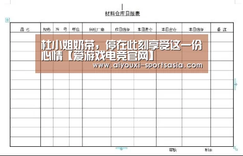 杜小姐奶茶,停在此刻享受这一份心情【爱游戏电竞官网】(图3) 爱游戏电竞APP